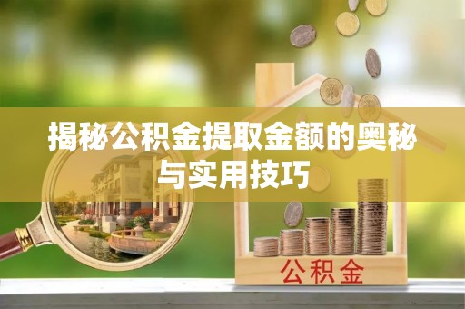 绥中揭秘公积金提取金额的奥秘与实用技巧