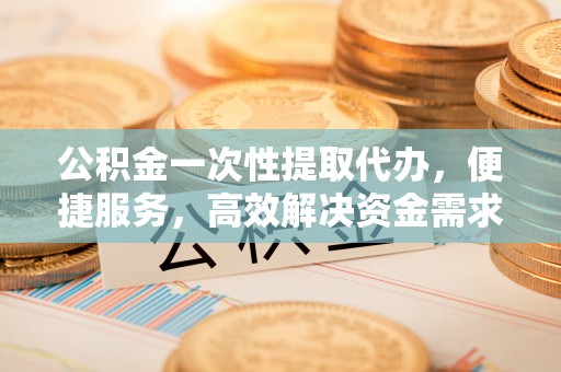 绥中公积金一次性提取代办，便捷服务，高效解决资金需求