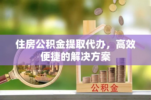 绥中住房公积金提取代办，高效便捷的解决方案
