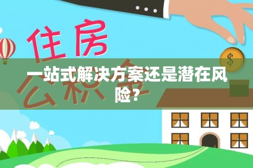 绥中一站式解决方案还是潜在风险？