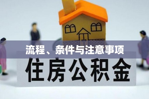 绥中流程、条件与注意事项